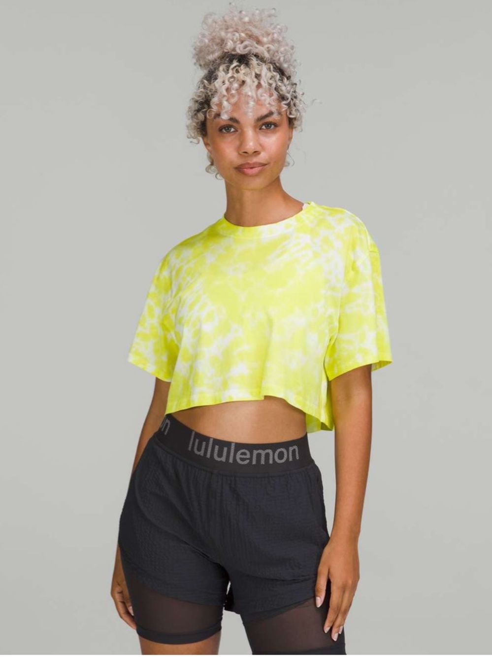 Lululemon All Yours Cropped Cotton Tee